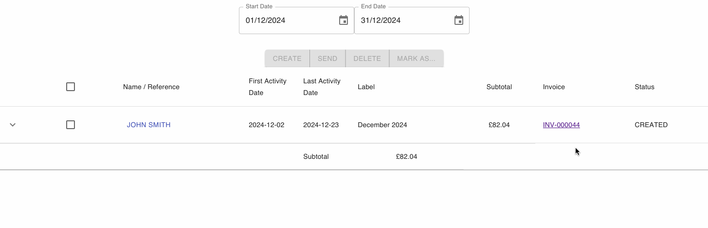view invoice link
