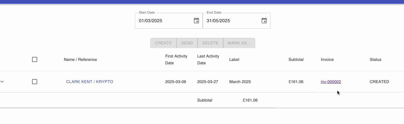 view invoice link